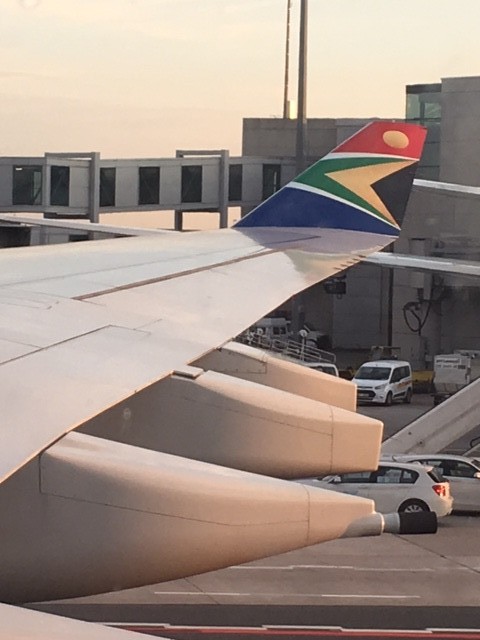 Flugzeug nach Südafrika